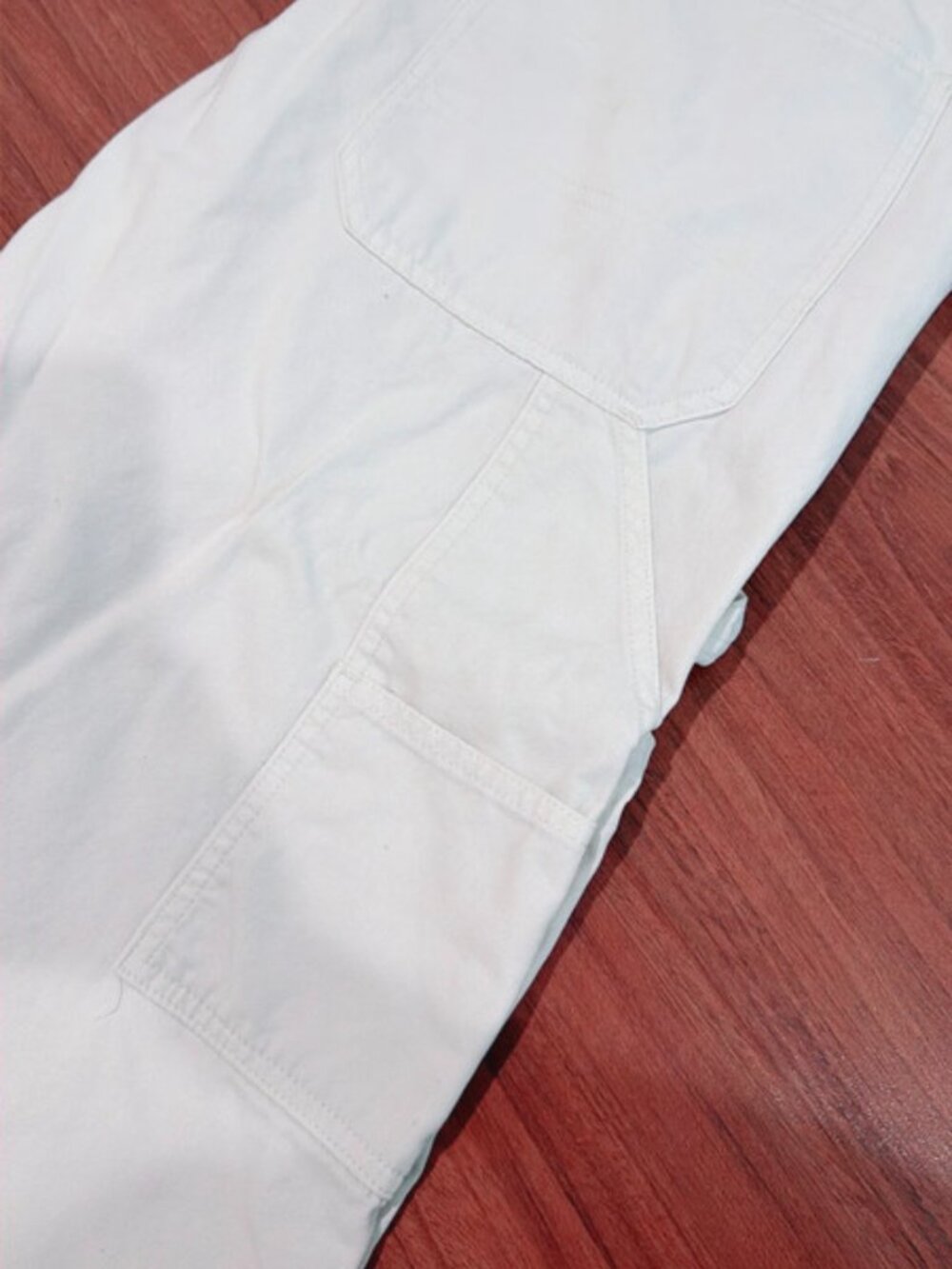 H&M Relaxed Fit White Cargo Pants Men's US 40 - Picture 4 of 8